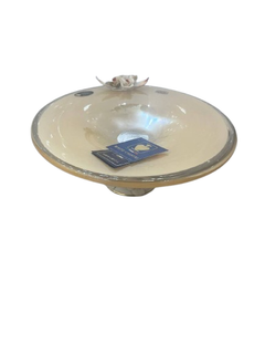 شیرینی خوری تخت متوسط وایت کریستال1098 کرم عسلی